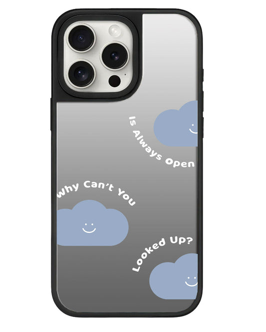 iPhone Mirror Grip - ก้อนเมฆสีดำ