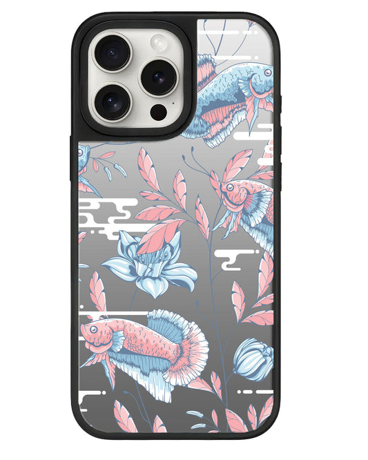 ที่จับกระจกสำหรับ iPhone - Fish &amp; Floral 3.0