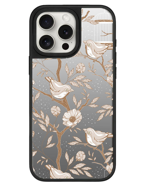 ที่จับกระจกสำหรับ iPhone - Lovebird Monochrome 3.0