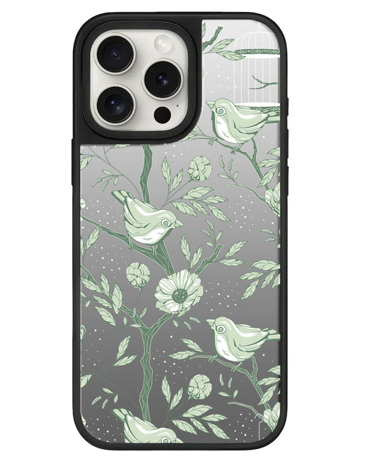 ที่จับกระจกสำหรับ iPhone - Lovebird Monochrome 4.0