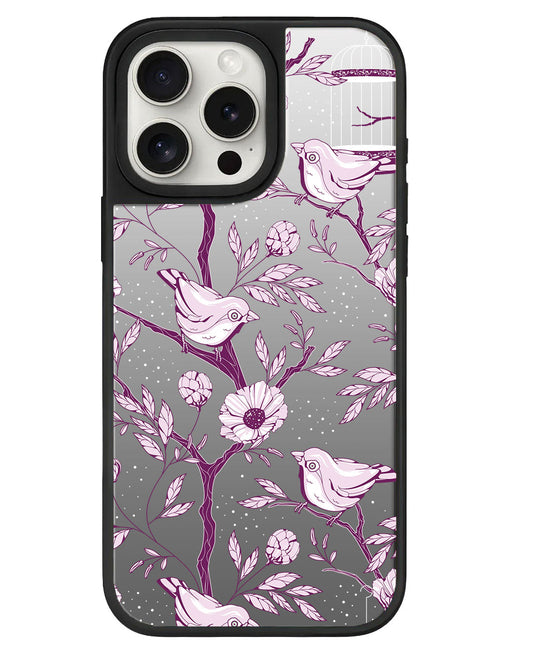 ที่จับกระจกสำหรับ iPhone - Lovebird Monochrome 5.0