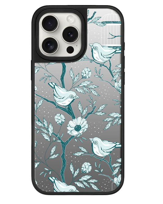 ที่จับกระจกสำหรับ iPhone - Lovebird Monochrome 6.0