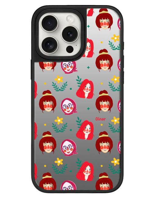 iPhone Mirror Grip - ใบหน้าอันน่ารัก