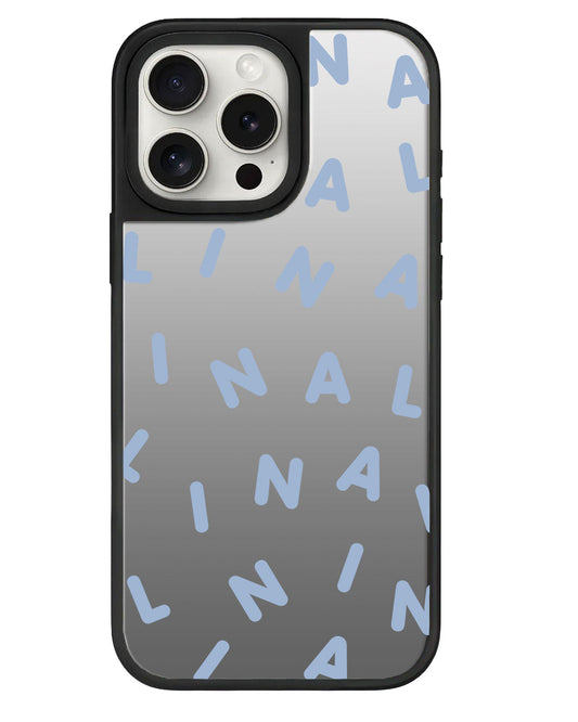 iPhone Mirror Grip - CUSTOM MONOGRAM 2.0 สีน้ำเงิน