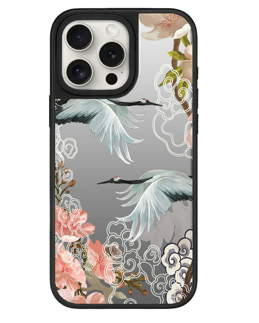 iPhone Mirror Grip - ภาพวาดสีน้ำมันนก