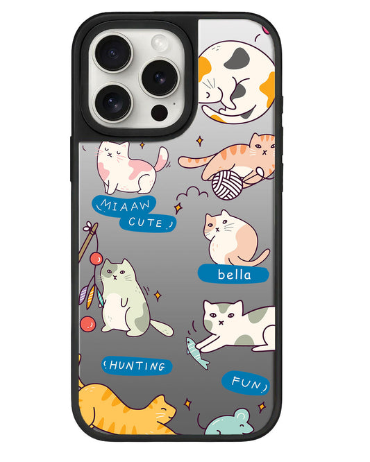 iPhone Mirror Grip - แมวขี้เล่น 2.0