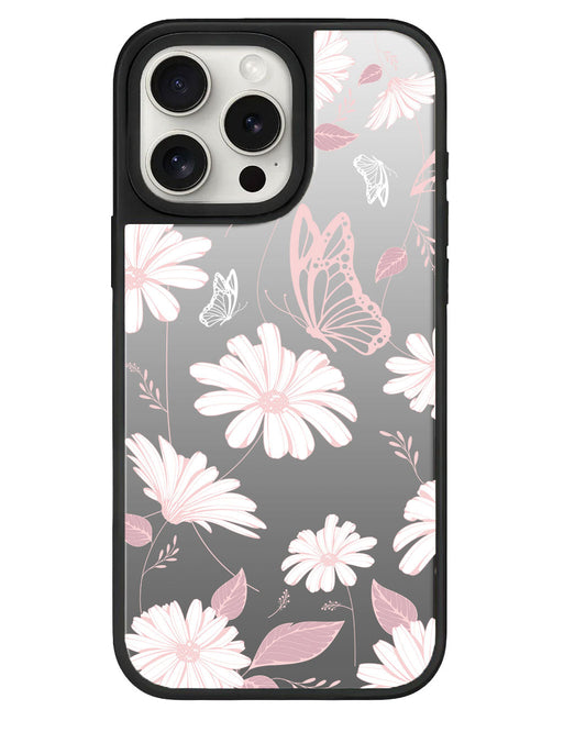 iPhone Mirror Grip - ผีเสื้อและดอกเดซี่