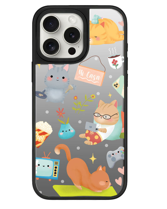 iPhone Mirror Grip - อยู่บ้านเถอะ
