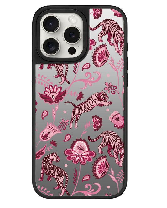 ที่จับกระจกสำหรับ iPhone - Tiger &amp; Floral 2.0