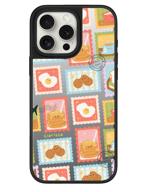 iPhone Mirror Grip - แสตมป์เมนูอาหารเช้า