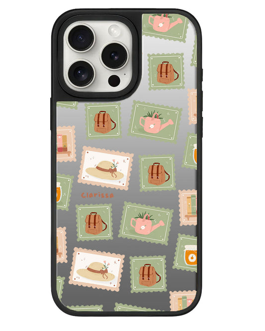 ที่จับกระจกสำหรับ iPhone - Cottagecore Stamps