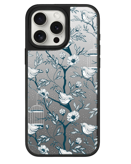 ที่จับกระจกสำหรับ iPhone - Lovebird Monochrome 1.0