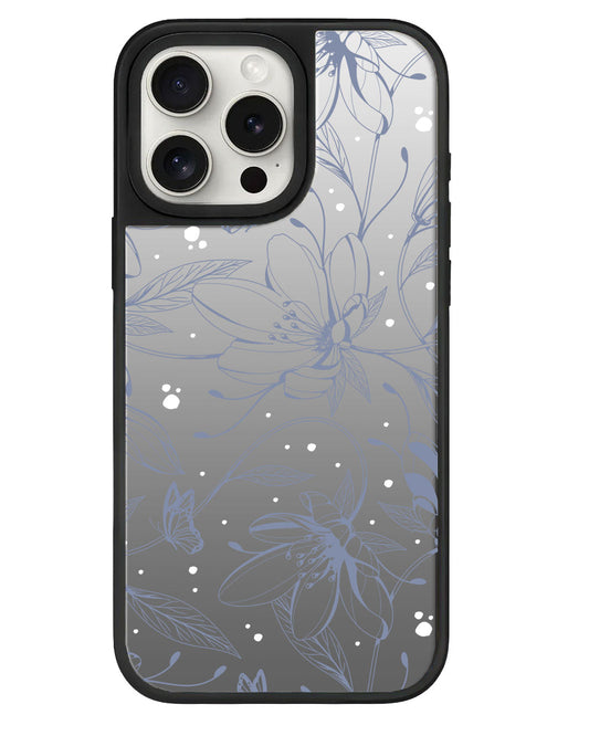 iPhone Mirror Grip - ดอกไม้และผีเสื้อ Sketchy 2.0