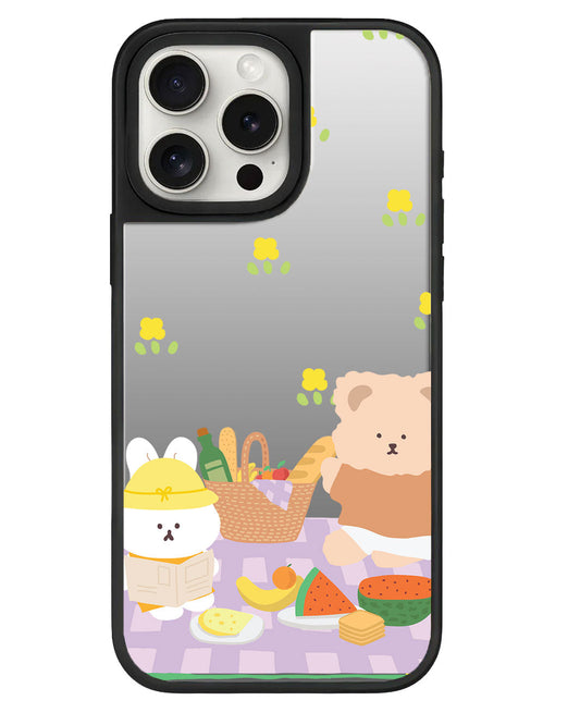iPhone Mirror Grip - ปิคนิคแบร์ ไลแลค
