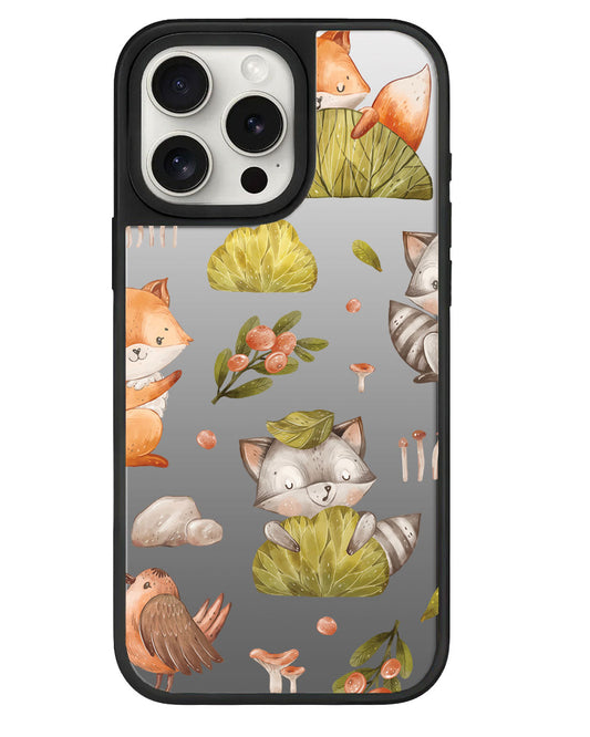 iPhone Mirror Grip - แรคคูนและผองเพื่อน