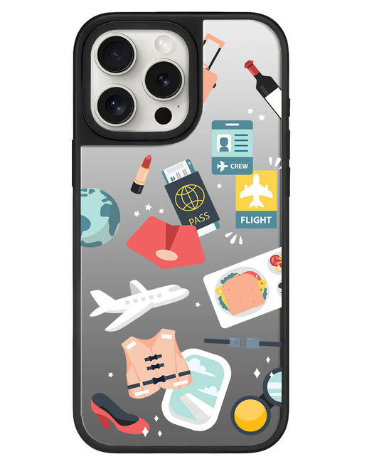 iPhone Mirror Grip - พนักงานต้อนรับบนเครื่องบินและพนักงานต้อนรับบนเครื่องบิน