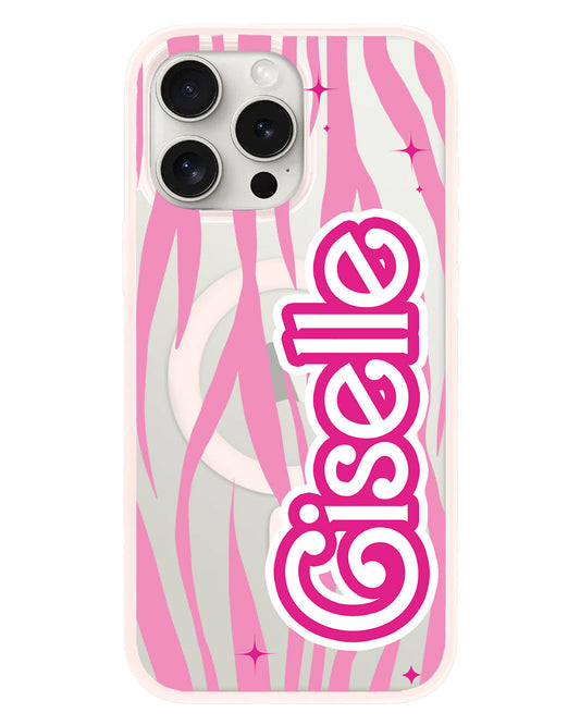 iPhone Rearguard Hybrid - Barbie Zebra Pattern