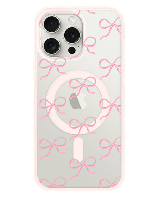 iPhone Rearguard Hybrid - สี Coquette Pink Bow