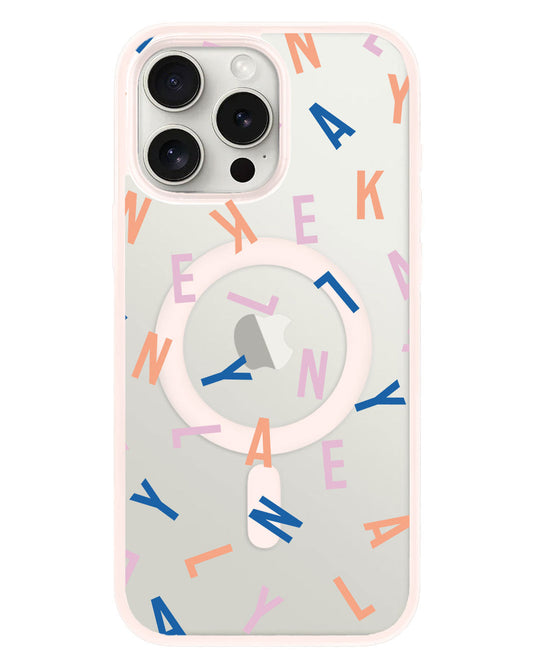 iPhone Rearguard Hybrid - กำหนดเอง Monogram 1.0 สายรุ้ง