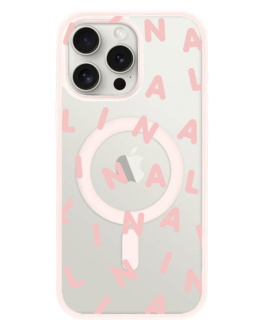 iPhone Rearguard Hybrid - CUSTOM Monogram 2.0 สี Rosewater