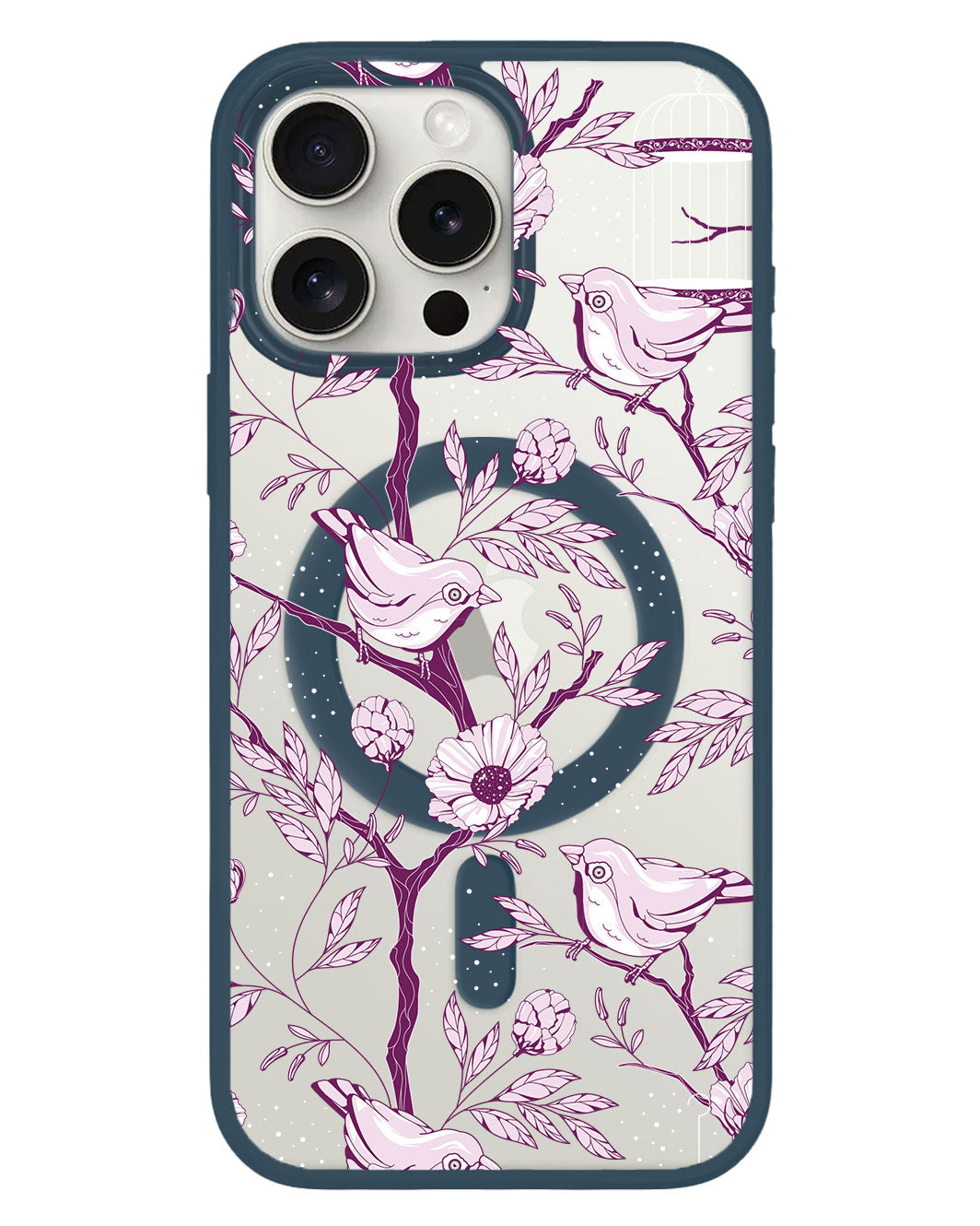 واقي خلفي هجين لجهاز iPhone - Lovebird Monochrome 5.0