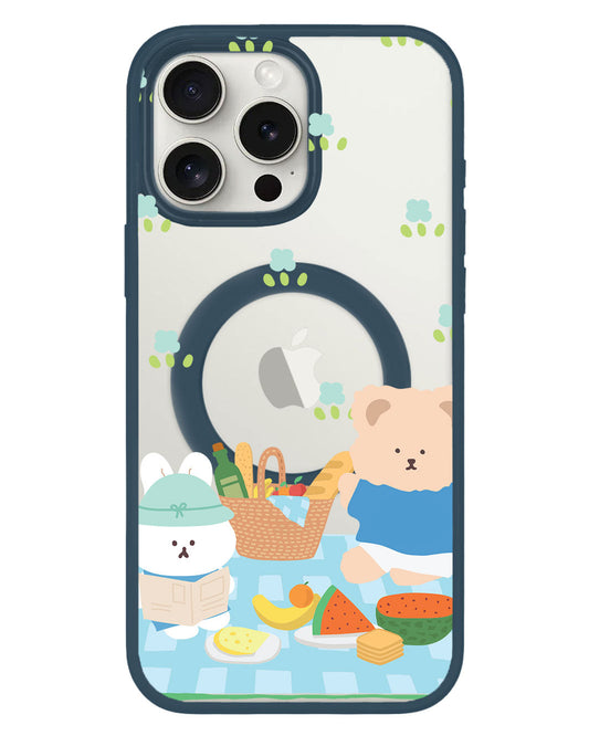 iPhone Rearguard Hybrid - สี Picnic Bear Blue