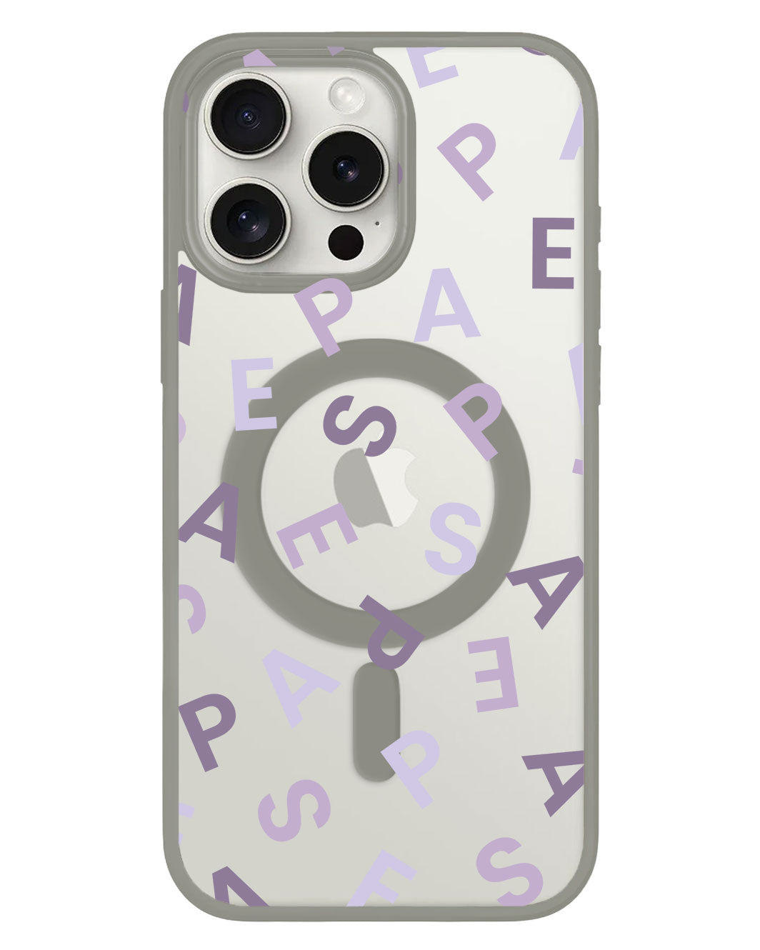 واقي خلفي هجين لهاتف iPhone - Aespa Monogram