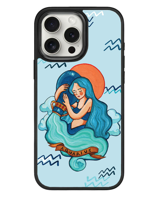 เคส iPhone Standee Grip - ราศีกุมภ์