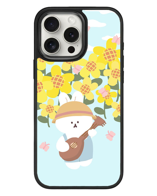 เคส iPhone Standee Grip - กระต่ายอูคูเลเล่