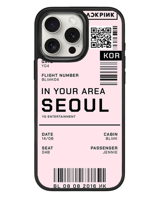 جراب iPhone Standee Grip - تذكرة Blackpink In Your Area