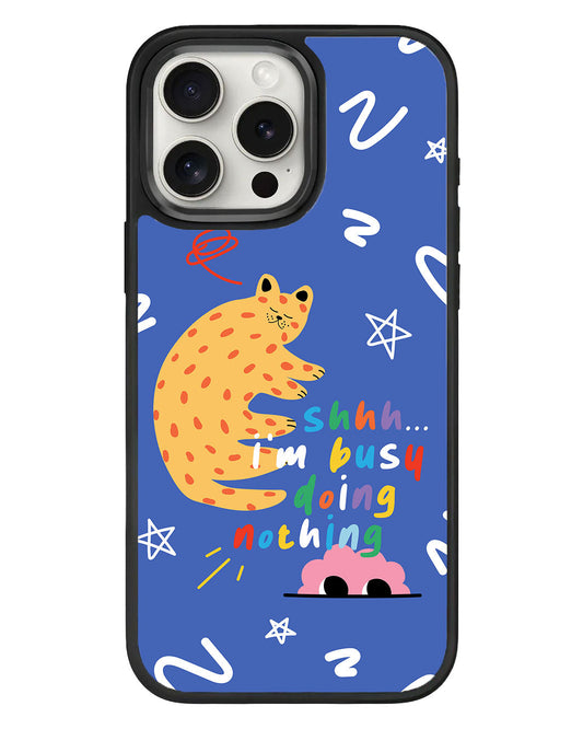 حافظة iPhone Standee Grip - مشغول بلا شيء