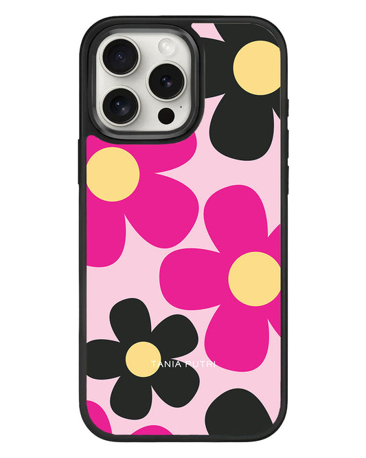 جراب iPhone Standee Grip - وردي فاقع