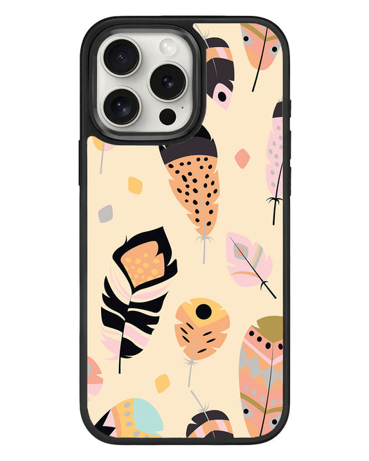 เคส iPhone Standee Grip - ขนนก