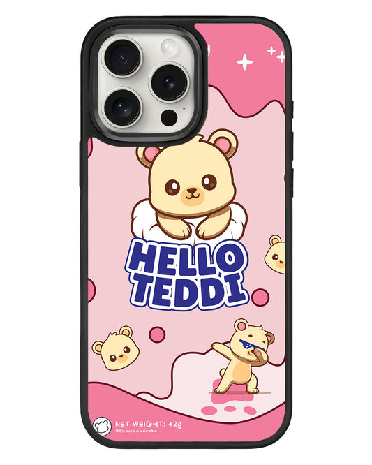 เคส iPhone Standee Grip - Hello Teddy 2.0