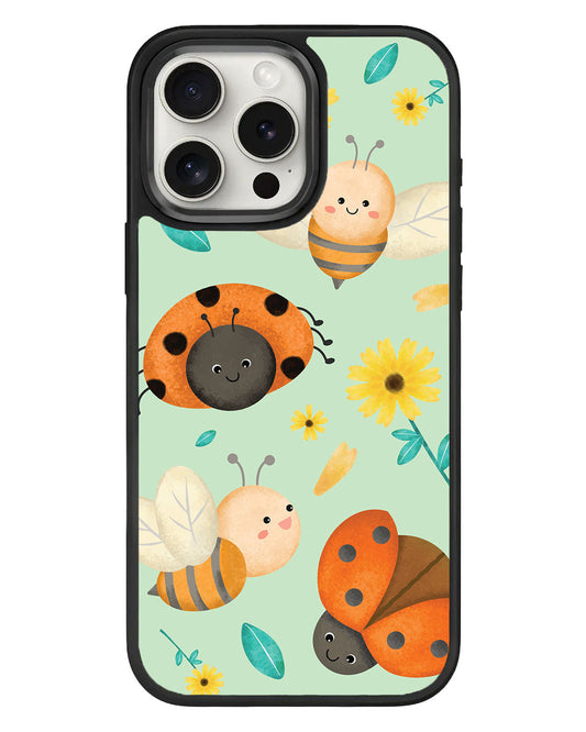 جراب iPhone Standee Grip - Lady Bug &amp; Bee