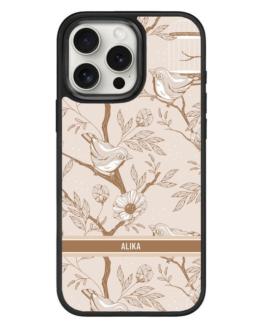 เคส iPhone Standee Grip - Lovebird Monochrome 3.0