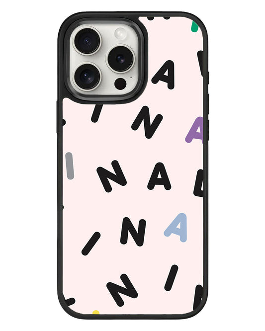 جراب iPhone Standee Grip - Monogram 2.0 أسود