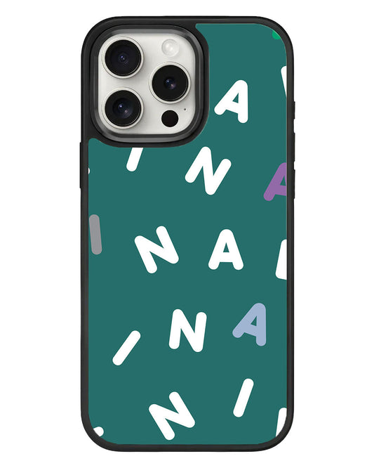 جراب iPhone Standee Grip - Monogram 2.0 أبيض