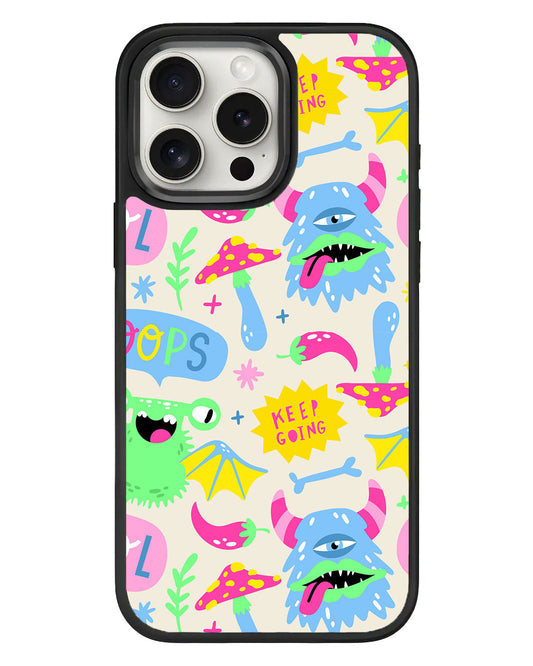 เคส iPhone Standee Grip - Monster Say Good Mood