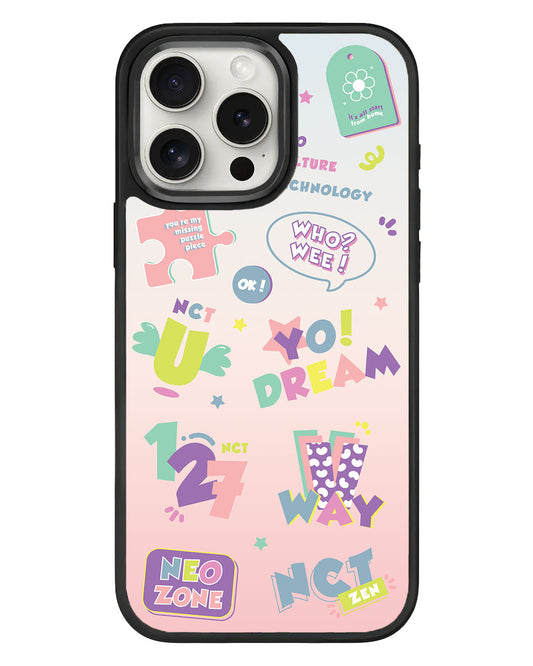 حافظة iPhone Standee Grip - مجموعة ملصقات NCT