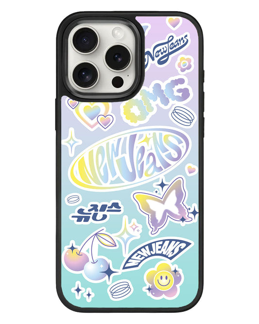 เคส iPhone Standee Grip - New Jeans OMG 1.0