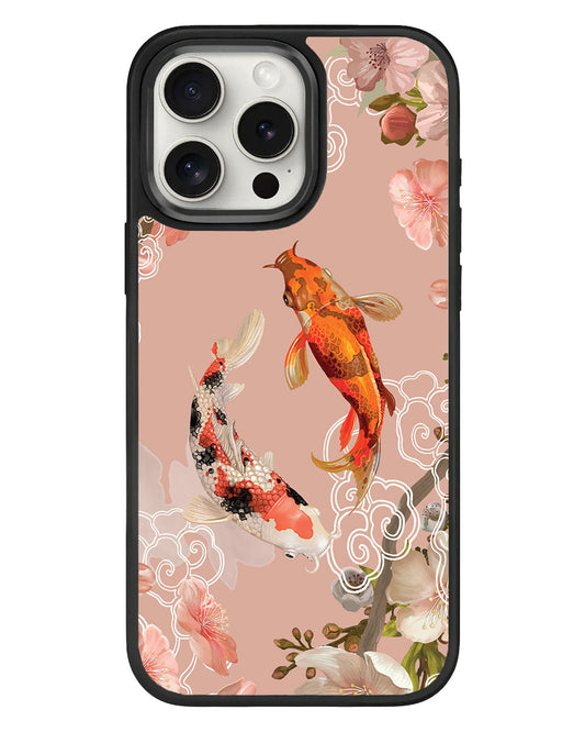 เคส iPhone Standee Grip - สีน้ำมันลายปลาคาร์ป