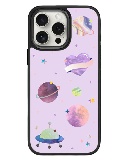 เคส iPhone Standee Grip - สีชมพู Pink Planet