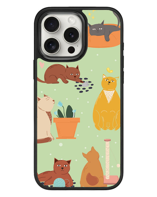 جراب iPhone Standee Grip - قطة مرحة 1.0