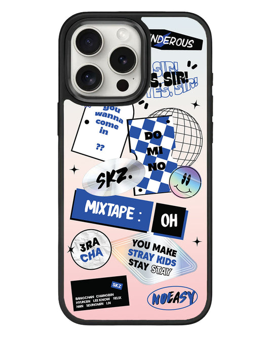 เคส iPhone Standee Grip - แพ็คสติ๊กเกอร์ Stray Kids