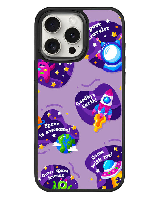 جراب iPhone Standee Grip - مسافر الفضاء