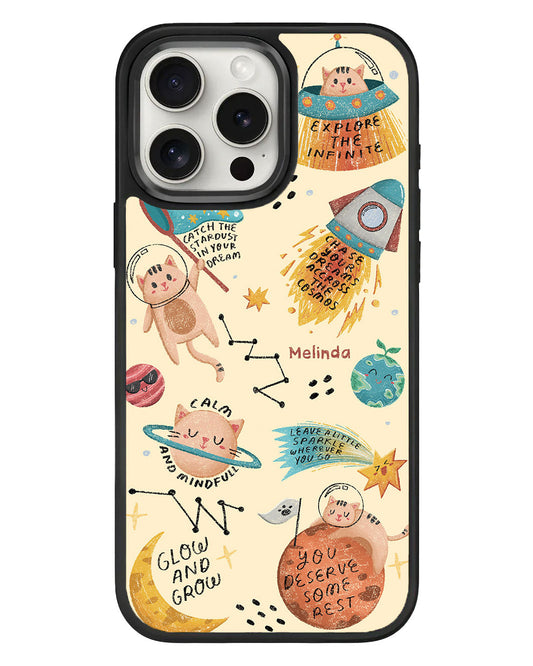 เคส iPhone Standee Grip - ยานอวกาศ