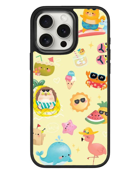 جراب iPhone Standee Grip - صيفي