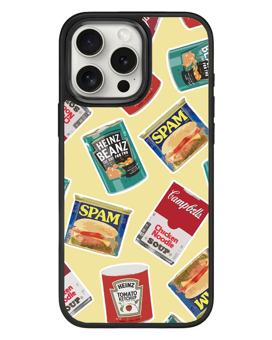 حافظة iPhone Standee Grip - طعام معلب