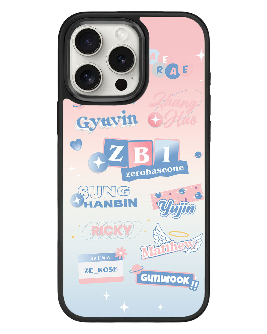 เคส iPhone Standee Grip - สมาชิก Zerobaseone